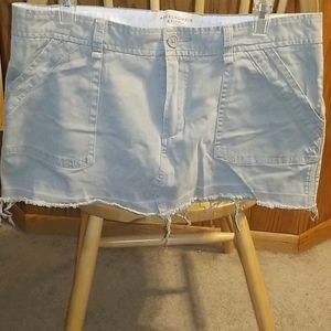 Khaki Abercrombie and Fitch skirt